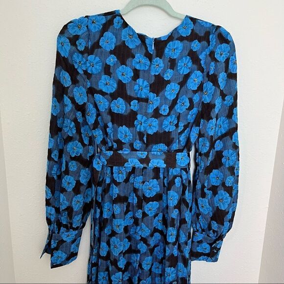 NWT ASOS Urban Revivo Puff Sleeve V-Neck Skater Dress - Picture 11 of 14